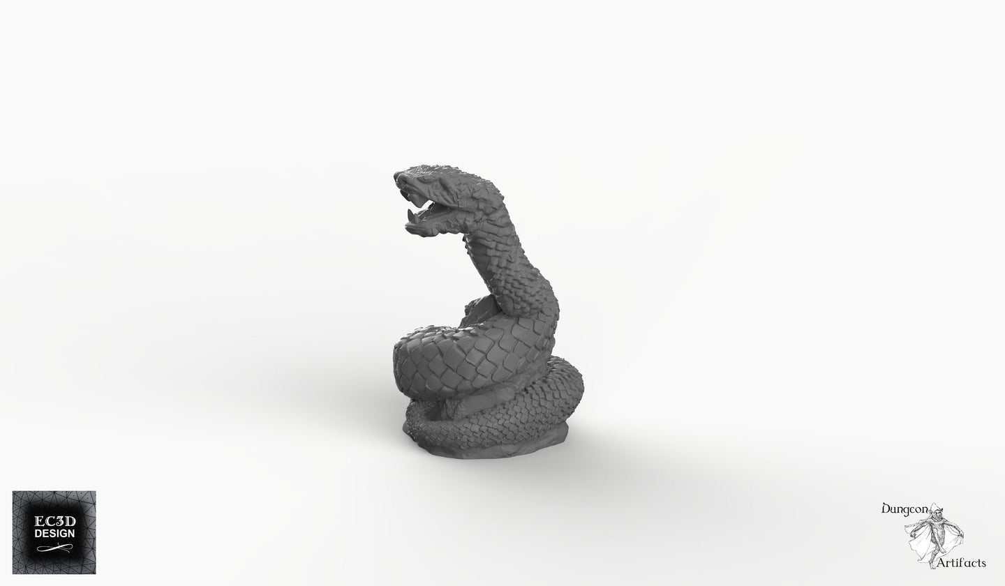 Desert Viper - Heway Snake - Empire of Scorching Sands Wargaming Terrain D&D, DnD
