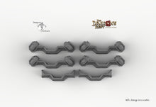 Load image into Gallery viewer, Sci-Fi Defense Barricades - 15mm 28mm 32mm Dragon&#39;s Rest Wargaming Terrain Scatter D&amp;D DnD