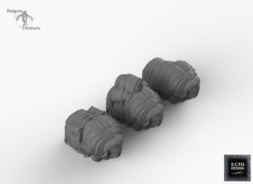 Yaks - Wilds of Wintertide Wargaming Terrain D&D, DnD