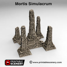 Load image into Gallery viewer, Mortis Simulacrum Ruins - 15mm 28mm Brave New Worlds New Eden Wargaming Terrain D&amp;D, DnD