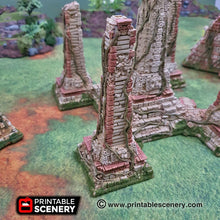 Load image into Gallery viewer, Mortis Simulacrum Ruins - 15mm 28mm Brave New Worlds New Eden Wargaming Terrain D&amp;D, DnD