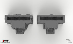 Temple of Eden Old and New Set - 15mm 28mm 32mm Brave New Worlds New Eden Wargaming Terrain D&D, DnD