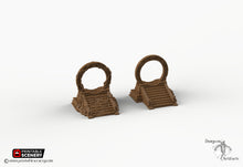 Load image into Gallery viewer, Cosmic Gate Set - 15mm 28mm 32mm Brave New Worlds New Eden Wargaming Terrain D&amp;D, DnD