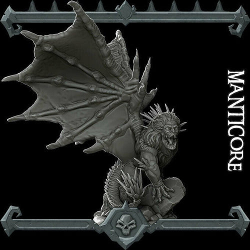 Manticore - Wargaming Miniatures Monster Rocket Pig Games D&D, DnD