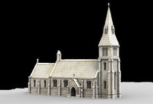 Load image into Gallery viewer, Medieval Church - 15mm 28mm 32mm 37mm Time Warp Wargaming Terrain Scatter D&amp;D, DnD