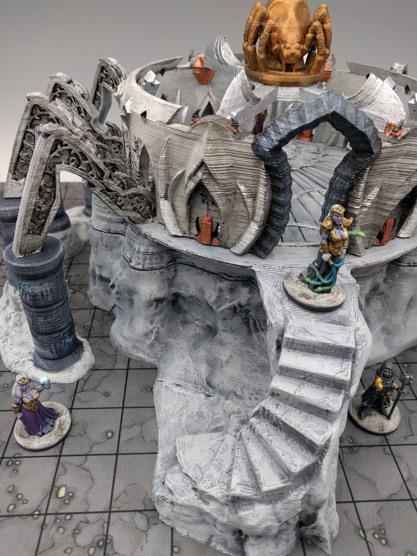 Spider Queen Temple - Skyless Realms 15mm 28mm 32mm Wargaming Terrain D&D, DnD