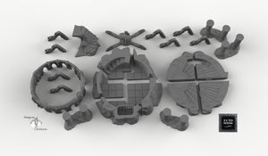 Spider Queen Temple - Skyless Realms 15mm 28mm 32mm Wargaming Terrain D&D, DnD