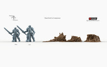 Load image into Gallery viewer, Gnarly Tree Stumps and Logs - 15mm 28mm 32mm Winterdale Clorehaven Goblin Grotto Wargaming Tabletop Scatter Terrain D&amp;D DnD