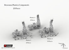 Load image into Gallery viewer, Ravenous Hunters - 28mm 32mm Brave New Worlds New Eden Terrain Scatter D&amp;D DnD