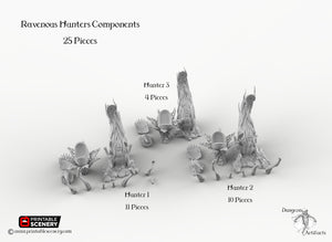 Ravenous Hunters - 28mm 32mm Brave New Worlds New Eden Terrain Scatter D&D DnD