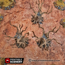 Load image into Gallery viewer, Twisted Trees - 15mm 28mm 20mm 32mm Brave New Worlds Wasteworld Gaslands Terrain Scatter D&amp;D DnD