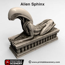 Load image into Gallery viewer, Alien Sphinx - 15mm 28mm 32mm 42mm Alien Sphynx Brave New Worlds New Eden Terrain Scatter D&amp;D DnD