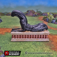 Load image into Gallery viewer, Alien Sphinx - 15mm 28mm 32mm 42mm Alien Sphynx Brave New Worlds New Eden Terrain Scatter D&amp;D DnD