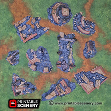 Load image into Gallery viewer, Eden Scatter Ruins - 15mm 28mm 32mm Brave New Worlds New Eden Terrain Scatter D&amp;D DnD