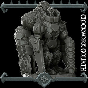 Clockwork Goliath - Wargaming Miniatures Monster Rocket Pig Games D&D, DnD