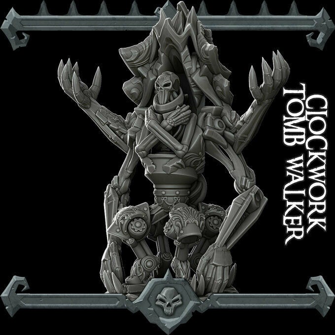 Clockwork Tomb Walker - Wargaming Miniatures Monster Rocket Pig Games D&D, DnD