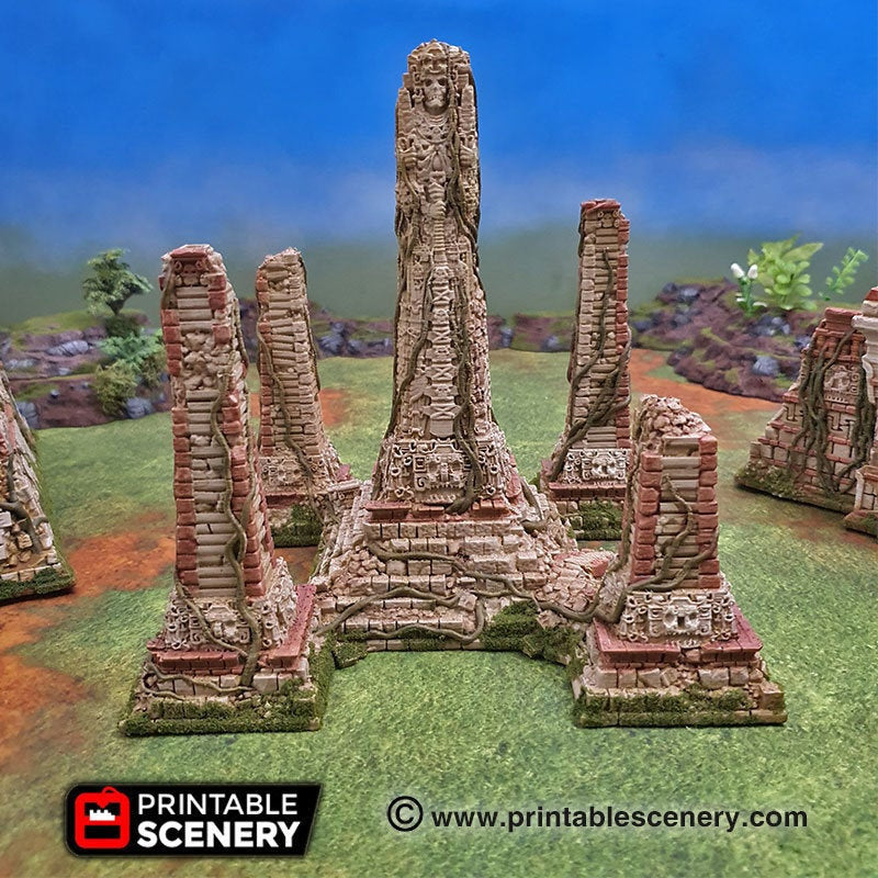 Mortis Simulacrum Ruins - 15mm 28mm Brave New Worlds New Eden Wargaming Terrain D&D, DnD