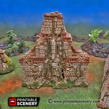 Load image into Gallery viewer, Temple of Eden Ruin - 15mm 28mm 32mm Brave New Worlds New Eden Wargaming Terrain D&amp;D, DnD