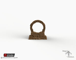 Cosmic Gate Ruins - 15mm 28mm 32mm Brave New Worlds New Eden Wargaming Terrain D&D, DnD