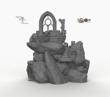 Load image into Gallery viewer, Quest Mountain - 15mm 28mm 32mm Dragon&#39;s Rest Wargaming Terrain Scatter D&amp;D DnD