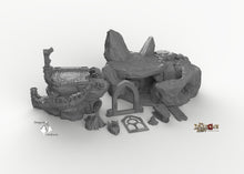 Load image into Gallery viewer, Quest Mountain - 15mm 28mm 32mm Dragon&#39;s Rest Wargaming Terrain Scatter D&amp;D DnD