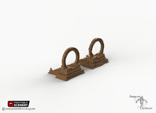 Load image into Gallery viewer, Cosmic Gate Set - 15mm 28mm 32mm Brave New Worlds New Eden Wargaming Terrain D&amp;D, DnD