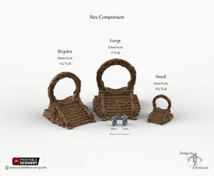 Cosmic Gate Set - 15mm 28mm 32mm Brave New Worlds New Eden Wargaming Terrain D&D, DnD