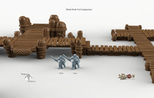 Load image into Gallery viewer, Ultimate RPG Piers and Docks Set - 28mm 32mm Dragon&#39;s Rest Wargaming Terrain Scatter D&amp;D DnD