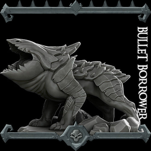 Bullet Burrower - Bulette - Wargaming Miniatures Monster Rocket Pig Games D&D, DnD