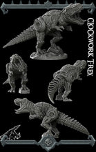 Load image into Gallery viewer, Clockwork T-Rex - Tyrannosaurus - Wargaming Miniatures Monster Rocket Pig Games D&amp;D, DnD