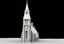 Load image into Gallery viewer, Medieval Church - 15mm 28mm 32mm 37mm Time Warp Wargaming Terrain Scatter D&amp;D, DnD