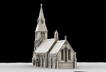Load image into Gallery viewer, Medieval Church - 15mm 28mm 32mm 37mm Time Warp Wargaming Terrain Scatter D&amp;D, DnD