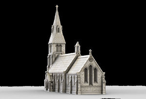 Medieval Church - 15mm 28mm 32mm 37mm Time Warp Wargaming Terrain Scatter D&D, DnD