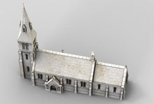 Load image into Gallery viewer, Medieval Church - 15mm 28mm 32mm 37mm Time Warp Wargaming Terrain Scatter D&amp;D, DnD