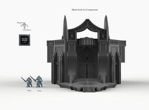 Dark Elf Palace - Skyless Realms 15mm 28mm 32mm Wargaming Terrain D&D, DnD