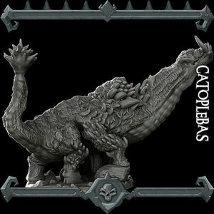 Catoblepas - Catoplebas Wargaming Miniatures Monster Rocket Pig Games D&D, DnD