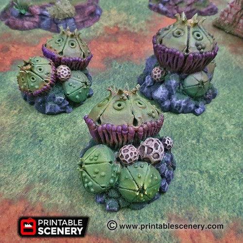 Spore Spitters - 15mm 28mm 32mm 42mm Brave New Worlds New Eden Terrain Scatter D&D DnD