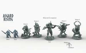 Hunters of the Mountain King - Wargaming Miniatures Monster Asgard Rising D&D DnD