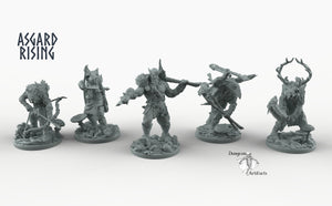 Hunters of the Mountain King - Wargaming Miniatures Monster Asgard Rising D&D DnD