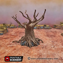 Load image into Gallery viewer, Twisted Trees - 15mm 28mm 20mm 32mm Brave New Worlds Wasteworld Gaslands Terrain Scatter D&amp;D DnD