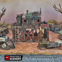 Load image into Gallery viewer, Survivalist Shack - 28mm 20mm 32mm Brave New Worlds Wasteworld Gaslands Terrain Scatter D&amp;D DnD