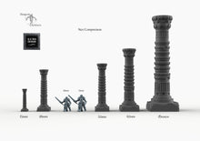 Load image into Gallery viewer, Desert Columns - Egyptian Columns 15mm 28mm 32mm 42mm Empire of Scorching Sands Wargaming Terrain D&amp;D DnD