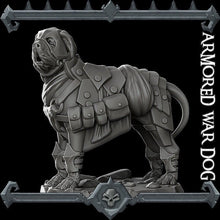 Load image into Gallery viewer, Armored War Dog - Wargaming Miniatures Monster Rocket Pig Games D&amp;D, DnD