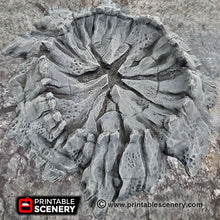 Load image into Gallery viewer, Lunar Craters - 15mm 28mm 32mm Brave New Worlds Sanctuary-17 Terrain Scatter D&amp;D DnD