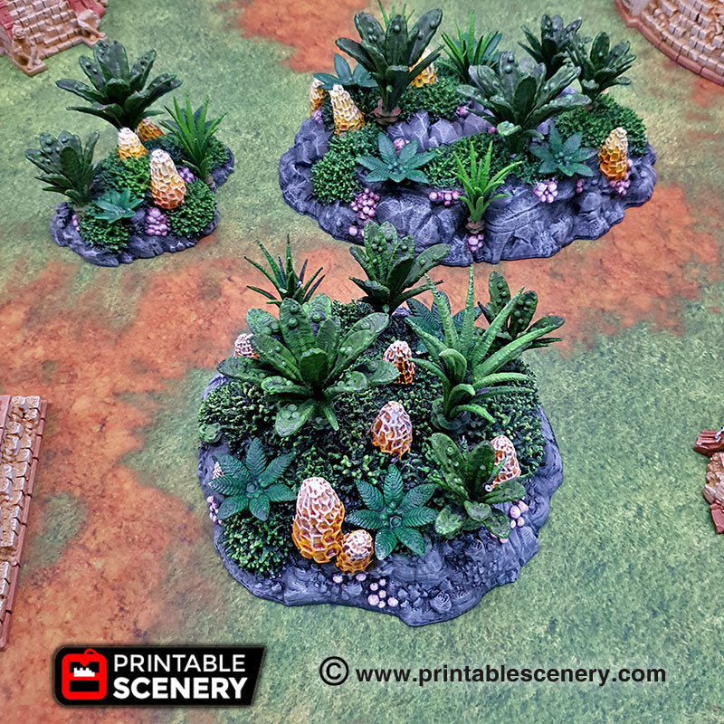Alien Jungle Clusters - 28mm 32mm Brave New Worlds New Eden Terrain Scatter D&D DnD