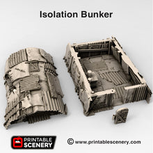 Load image into Gallery viewer, Isolation Bunker - 15mm 28mm 20mm 32mm Brave New Worlds Wasteworld Gaslands Terrain Scatter D&amp;D DnD