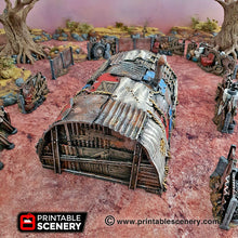 Load image into Gallery viewer, Isolation Bunker - 15mm 28mm 20mm 32mm Brave New Worlds Wasteworld Gaslands Terrain Scatter D&amp;D DnD