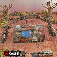 Load image into Gallery viewer, Isolation Bunker - 15mm 28mm 20mm 32mm Brave New Worlds Wasteworld Gaslands Terrain Scatter D&amp;D DnD