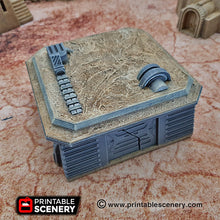 Load image into Gallery viewer, Sci-Fi Storm Bunker - 15mm 28mm 32mm Brave New Worlds Sanctuary-17 Terrain Scatter D&amp;D DnD