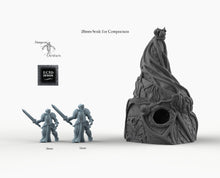 Load image into Gallery viewer, Dark Elf Small Organic House - Skyless Realms 15mm 28mm 32mm Wargaming Terrain D&amp;D, DnD